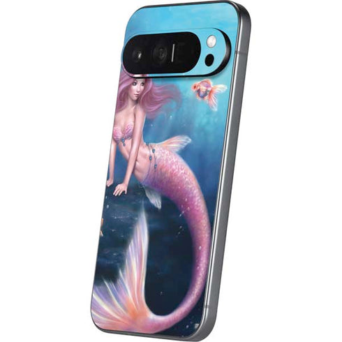Aurelia Mermaid with Fish by Rachel Anderson Pixel 9 Pro XL Skin